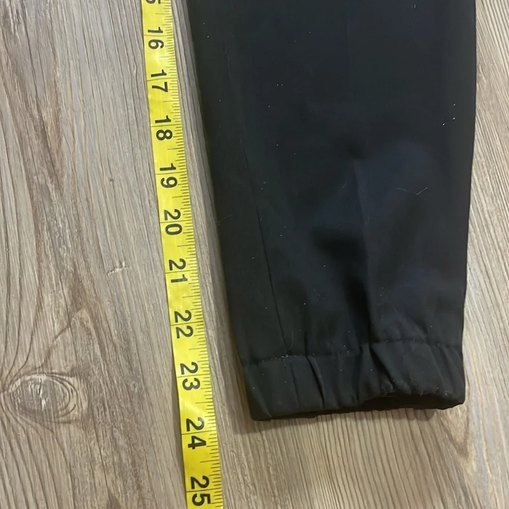 ASOS jogger pants Black Zip Closure Drawstring Casual Lightweight Size S